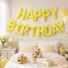 13pcs/Set Assorted Styles Happy Birthday Balloon Set, Suitable For Birthday Party, Holiday Decoration, Leopard Print Theme Birthday, Girls Birthday Party, First Birthday Celebration, Atmospheric Birthday Backdrop Decoration, Best Friend Celebration Party Scene Decoration, Photo Props Background - Multicolor - View 9