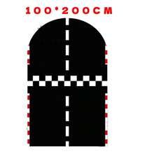 1pc/65pcs 2D Flat Chiara Arch Racing Backdrop - Durable Lycra Spandex Fabric, Black & White Checkered - Suitable For Event And Party Decoration (Stand Not Included) - Multicolor - View 25