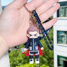 Disney Superhero 3D Silicone Keychain, Car Key Ring Holder, Fashionable Bag Charm Pendant, Spider-Man Thor Backpack Handbag Decoration, Suitable For Adult Daily Use And Holiday Gifts - Multicolor - View 17