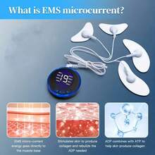 AXH EMS Facial Lifting Massage Microcurrent Facial Firming Beauty & Wellness Facial Massage - White - View 5