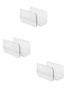 1/2/3/4pcs/Curling Iron Storage Rack Transparent Stackable Hair Tool Organizer Suitable For Curling Irons, Straighteners And Hair Dryers Multi-Layer Countertop Storage Rack With Cable Management Function Space-Saving Styling Station For Bathroom Bedroom Dorm - Multicolor - View 13