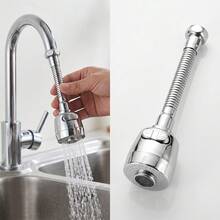 Super life 1/2 360° Rotating Faucet Extender, Water-Saving Device, Faucet Booster, Faucet Accessory, Faucet Extender, Suitable For Bathrooms, Toilets, Kitchens, Dining Rooms, Sinks, And Kitchen Gadgets. - A - View 3