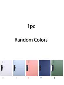 Thickened A4 Folding Folder, Horizontal And Vertical Clipboard, Multi-Color Document Storage Organizer, Office And Student Exam Paper Clipboard - A - View 11