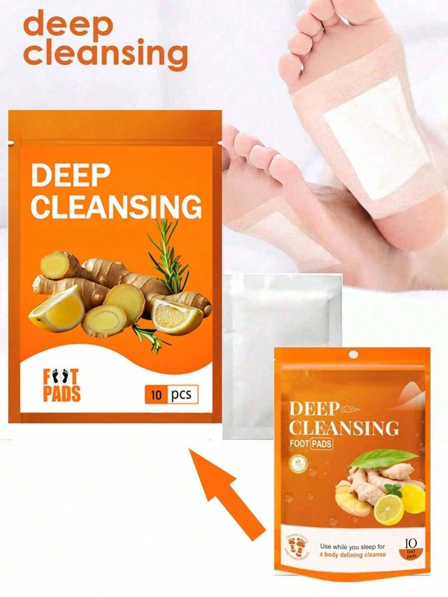 10pcs Foot Pads Foot Care Pads - Ginger - View 1