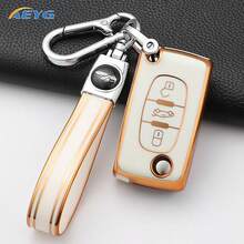 Fashion TPU Car Key Case Cover Keychain Fob Shell For Citro En C2 C3 C4 C5 C6 Xsara Berlingo For Peugeot 207 307 308 407 607 807 - Peugeot D Model - View 12