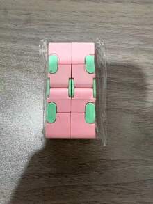 1pc Macaron Magic Cube, Stress Relief Anti-Pressure Gadget, Finger Fidget Cube, Helps Relieve Anxiety - Multicolor - View 8