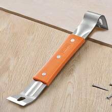 Imbot Multi-Function Pry Bar, Durable Stainless Steel Material, Nail Puller + Pry Bar + Scraper + Chisel, Polished, Portable, Suitable For Woodworking, Renovation, DIY - New Anti-slip Handle - View 4
