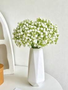 1/6/10 Peças Gipsófila Artificial de Silicone Macio com Bagas Decorativas, Flores Falsas, Adequado para Casa, Mesa, Casamento, Jardim, Vaso, Decoração Doméstica de Outono, Plantas Artificiais, Decoração de Outono, Presente para Mulheres, Presente de Aniversário - Multicolorido - Visão 8