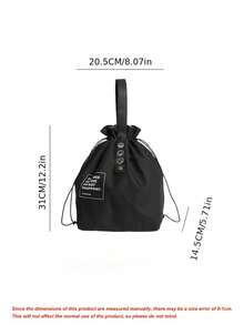 Drawstring Lunch Bag, Multi-Functional Drawstring Closure Lunch Box Tote Bag, Insulated Lunch Bag (Non-Food Contact) - Multicolor - View 12