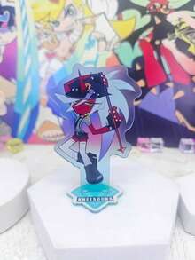 Panty & Stocking With Garterbelt Police Version Acrylic Standee 4pcs Set, Anime Character Standee, Desktop Display Decoration, Fan Collection Gift - Multicolor - View 7