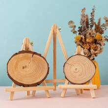 1/10pcs Portable Wooden Tripod Easel, Sturdy Painting Easel, Multi-Functional Mini Easel, Suitable For Adult Artists Painting And Photo Display, Back To School Art Supplies Easel Stand - A - View 7