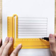Multifunctional Ruler, Can Replace Straight Ruler, Angle Ruler, Compass For Drawing Arcs, Parallel Lines, Measuring Thickness And Font Size - A - View 10