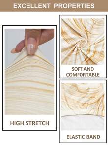 1/4/6PCS Detachable Elastic Chair Covers, Polyester Full Coverage Floral Bird Print Dining Chair Covers, Home Decor Hotel Banquet Restaurant Chair Protection Covers - Multicolor - View 3