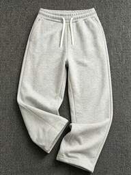 Herren Lässig Sport Jogginghose, lockere gerade Beinform, exzellenter Fall geeignet für Zuhause und Outdoor-Szenarien, kann als Paar-Geschenk verwendet werden, aus 100% Polyesterfaser, verstellbarer Kordelzug-Bund, geeignet als Geschenk für Freund und Vater