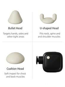 Portable Mini Fingertip Massage Gun, Rechargeable Deep Tissue Massager, Lightweight Palm-Sized Massage Gun, Relieve Muscle Soreness, Suitable For Fitness Workout Recovery, Home And Travel Use - A - View 17