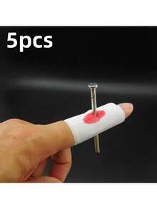 5pcs Set Funny Fake Nail Sticks, Plastic Magic Props, Novelty Surprise Gifts And Prank Toys - Multicolor - View 8