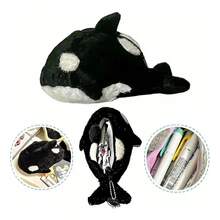 Kids Plush Backpacks - Black - View 1