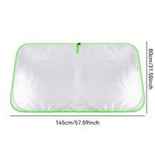 1pc Portable Heat-Insulating Sunshade, Single-Piece Car Sunshade, Specially Designed For Car Front Windshield, Titanium Silver Upgraded Thickened Sunshade, Effectively Blocks Sunlight, Easy To Install, High-Quality Fabric, Practical For Car Interior In Summer, Suitable For Travel And Camping, Fits Sedans, SUVs And Trucks - A - View 14