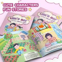 Early English Literacy Picture Story Notebooks, Little Thinkers Series, Simple English Reading For First Words And Sentences, Daily Life, Feelings, Home And Social Learning Themes, Cute Illustrated Stories For Home And Classroom - Early English Literacy - View 10