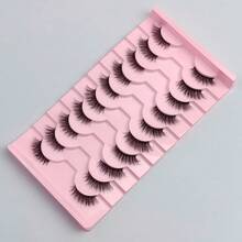 Black Terrier 10 Half Cut False Eyelash, Mixed Blood Natural Thick Stereoscopic Girl Group Manga Devil Eye Tail Eyelash - View 6