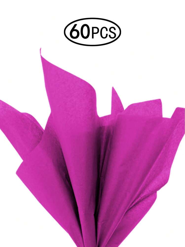 TIMBLESSING 12pcs Rose Red Thin Wrapping Paper, Large Size 20x26in (50x66cm) Colored Wrapping Tissue Paper For Various Occasions, Christmas - Rose Red - View 7