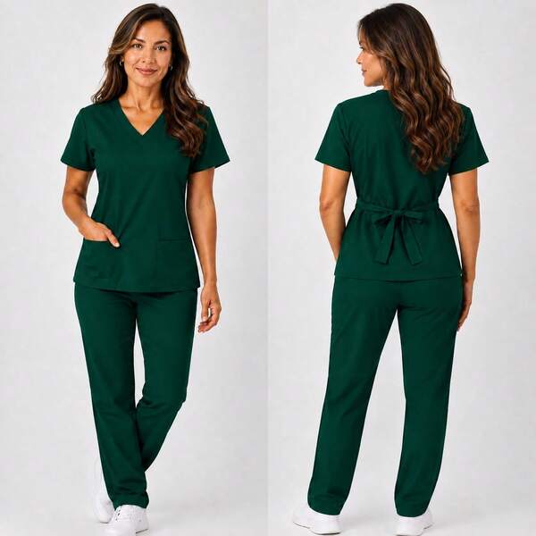 Conjunto Hospitalar pijama Cirurgico  verde petroleo