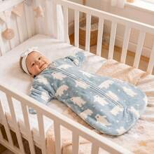 Kantong Tidur Bayi 3-12 Bulan 1.5 Tog Hangat Berbahan Fleece - Beruang kutub - View 2