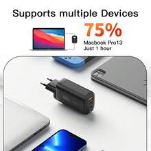 Essager 65W GaN USB Type C Charger For Laptop PPS 45W 25W Fast Charge For 14 13 Pro - Black - View 10