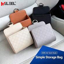 KELEEL Car Air Vent Mount Storage Box | Artificial Leather Car Phone Storage Bag, Interior Accessory - Multiple Styles - View 9