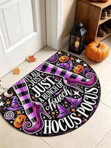 1PC Diatomite Absorbent Pumpkin Welcome Doormat, Festival Decorative Small Area Rug, Indoor Outdoor Floor Mat For Front Door & Kitchen, Home Decor For Christmas & Halloween - A - View 4
