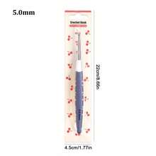 1pc Multi-Color Cherry Silicone Crochet Hook Set, Non-Slip Soft Ergonomic Handle Metal Crochet Hooks, Suitable For Home Crochet And Outdoor Knitting Projects - Multiple Styles - View 9