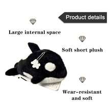 Kids Plush Backpacks - Black - View 8
