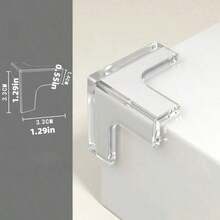 8/4pcs Baby Furniture Corner Guards, Table Corner Protectors, Toddler Device - T-shaped Anti-collision Sticker Style a - View 3