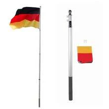 Flagpole Aluminium Telescopic Flagpole incl. Germany Flag Flagpole Pole 4 m- - C - Übersicht 2