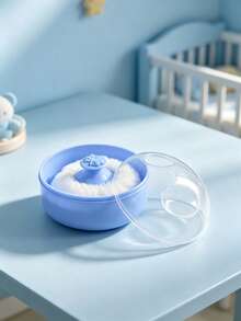 Baby Powder Puff Box With Portable Lid Storage Design, Paired With Soft Powder Puff, Smooth Application, Gentle Care For Delicate Skin, Multiple Colors Available, Suitable For Home And Travel, Providing A Thoughtful Daily Care Experience For Your Baby - Multicolor - View 10