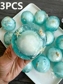 1 Buah/3 Buah Bola Squishy Bintang Laut Renyah ASMR - Mainan Remas yang Menggerogoti Cangkang, Mainan Pereda Stres untuk Anak & Dewasa - MultiWarna - View 15