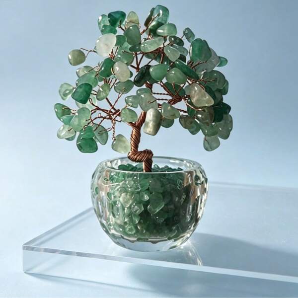 2026 New Small Green Acrylic Flat Tree Decor, Christmas Table Decoration Gift, Home Decor, Kitchen Decor, Room Decor, Party Decor, Decorative Craft, Desk Ornament, Dining Table Decoration