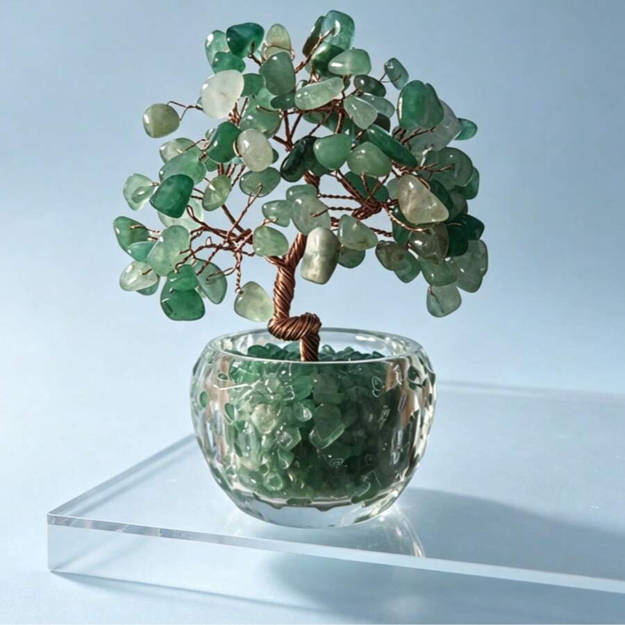 2026 New Small Green Acrylic Flat Tree Decor, Christmas Table Decoration Gift, Home Decor, Kitchen Decor, Room Decor, Party Decor, Decorative Craft, Desk Ornament, Dining Table Decoration