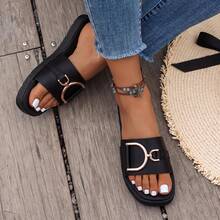 Women Home Slippers - Wine + Rose Champagne + Black - View 7