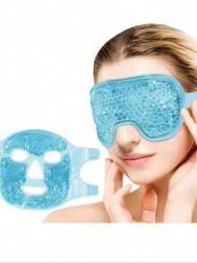 1pc Hot & Cold Gel Eye Mask, Summer PVC Cold Compress & Hot Compress Beauty Eye Patch, Ice Cooling Eye Mask - Multicolor - View 6
