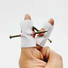 5pcs Set Funny Fake Nail Sticks, Plastic Magic Props, Novelty Surprise Gifts And Prank Toys - Multicolor - View 4