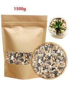 Natural River Stone Mixed Color Pebbles Aquarium Bottom Sand Small Garden Stones Soil Cover, Suitable For Fish Tank, Landscape, Vase Filler, Succulents, Air Plants, Cactus, Terrarium Plants - View 17