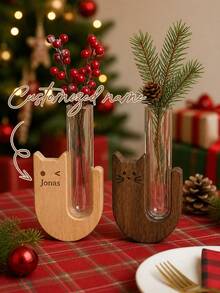 Personalized Cat Whisker Collector, Personalized Pet Hair Memorial Container, Customized Cat Fridge Magnet, Cat Whisker Collector, Cat Souvenir, Funny Small Gift For Friends, Used To Store Cat Whiskers, Glass Material, Pet Memorial Style, Suitable For Cat Lovers - Multicolor - View 9