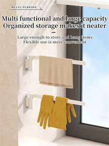 Kitchen Sink Organizer Rack Wall-Mounted Rotating Storage Rack Dishcloth Holder Towel Rack Sink Draining Rack No-Drill Bathroom Towel Bar Suitable For Home Kitchen And Bathroom Kitchen Supplies Kitchen Accessories Kitchen Tools - Style B - View 8