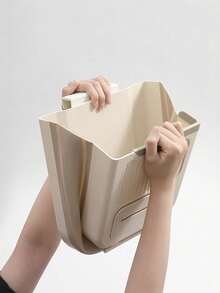 Foldable Hanging Trash Can, Suitable For Halloween And Christmas Home Parties, Hanging Cabinet Door Design, Saves Countertop Space, Stores Kitchen Waste, Easy Open And Close, Holiday Meal Prep, Easily Handles Various Food Scraps, Kitchen Storage Choice - Multicolor - View 5