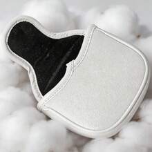 1PC Stylish Golf Mallet Putter Headcover With Exquisite "PUTTER" Letter Embroidery. Constructed From PU Material, It Shields The Putter Head From Scratches And Dust, A Practical Accessory For Daily Golf Use. - Multicolor - View 10