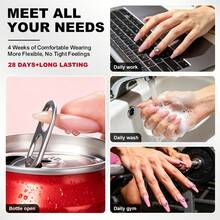 LIMEGIRL 1PC/2PCS 20g Nail Glue For Press-On Nails, Quick-Dry Nail Adhesive, No UV/LED Lamp Required, Easy Application - 2-piece Nail Glue Set - View 5
