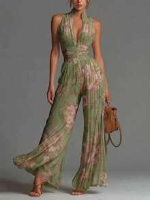 Women Jumpsuits - Green - View 7