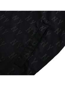 MLB Unisex Sports Jacket CLASSIC MONOGRAM TONE-TONE JQD WINDBREAK All-Over Print Hooded Casual Outerwear 3AWJM0453-50BKS - Black - View 5
