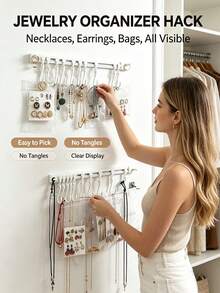 Cabinet Side Adhesive Hooks, Utilizing Unused Cabinet Side Surfaces, Not Occupying Cabinet Door Interior Space, Hanging Aprons, Heat-Resistant Gloves, Kitchen Utensils, Fully Utilizing Corner Space For College Dorms, Kitchen Expansion Storage Hooks - View 2